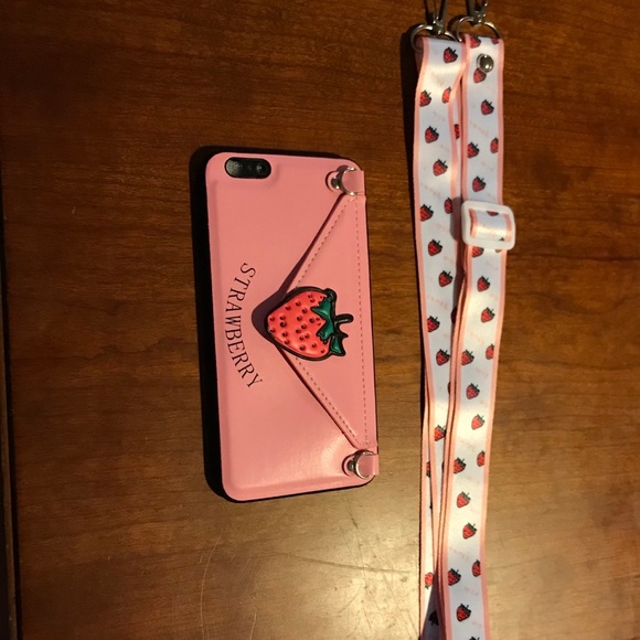 Leather pink phone case - Picture 2 of 6